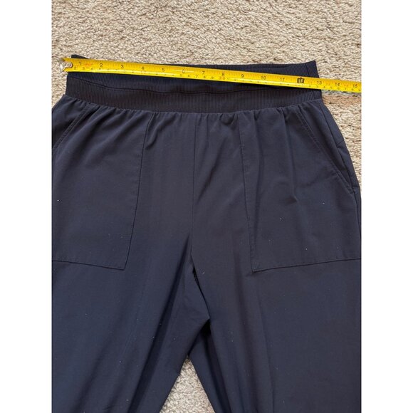 T By Talbots Womens Navy Joggers Pants Size S / P Stretch Comfort Pockets Cuffed - Picture 3 of 9